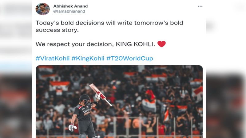 Virat Kohli to step down as T20 captain, how his fans are reacting on social media