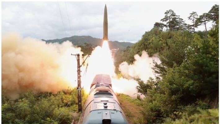North Korea fired ballistic missiles from train North Korea fired ballistic missiles from train