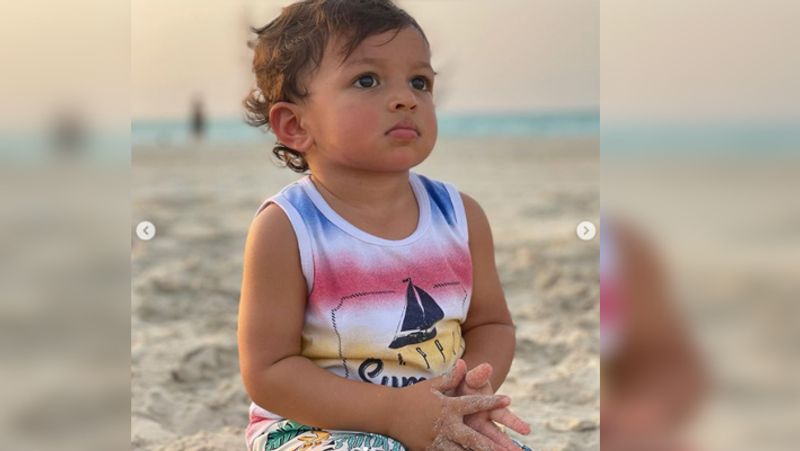 IPL 2021: Hardik Pandya chills with wife Natasa Stankovic and son Agastya at beach, see pictures