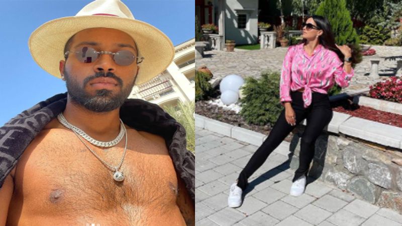 IPL 2021: Hardik Pandya chills with wife Natasa Stankovic and son Agastya at beach, see pictures