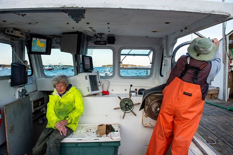 Virginia Oliver 101 year old woman still hauling lobsters