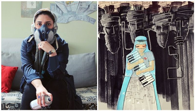 afghanistan first wall street artists painting depicts actual situations