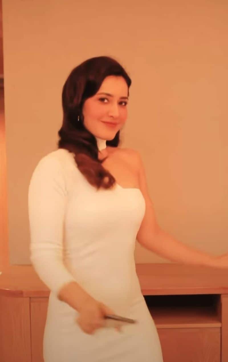 raashi khanna hot collections in black dress netizens mind blowing