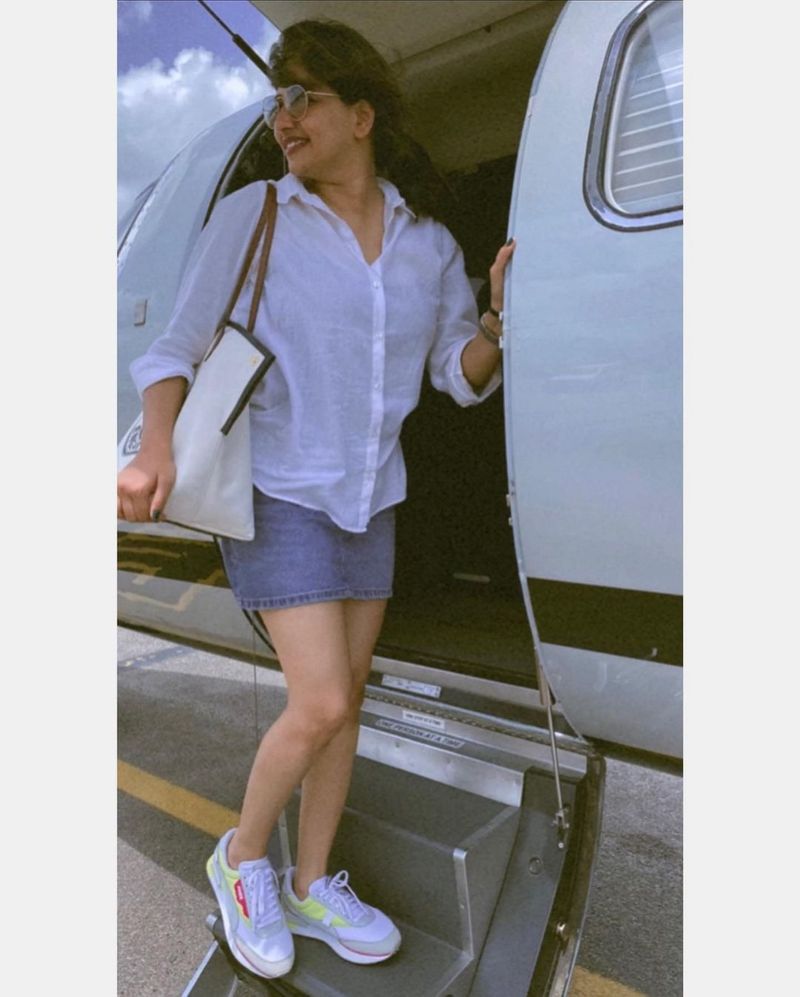 SIIMA Awards 2021 Sandalwood Actress Rachita ram in Hyderabad mah