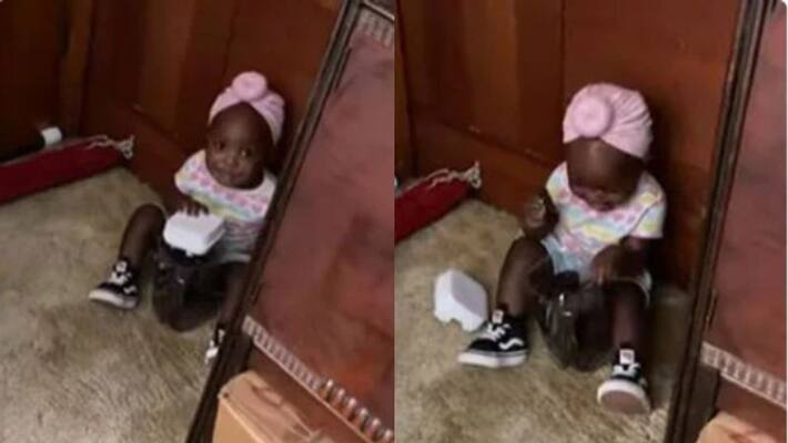Dad Catches Daughter Stealing Cookie Jar Dad Catches Daughter Stealing Cookie Jar