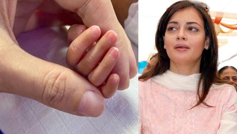 dia mirza bring son avyaan home after 5 months share beautiful photo of him