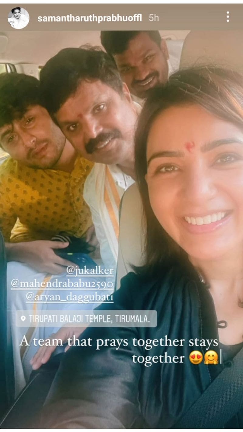 Samantha Akkineni seeks blessings at Tirupati Balaji, fires at media for asking this question-SYT