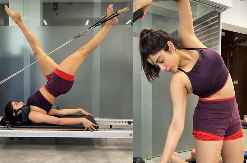 sridevi daughter janhvi kapoor shakes internet with her gym poses