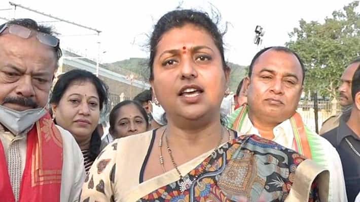 ysrcp mla roja slams tdp chief chandrababu naidu ysrcp mla roja slams tdp chief chandrababu naidu