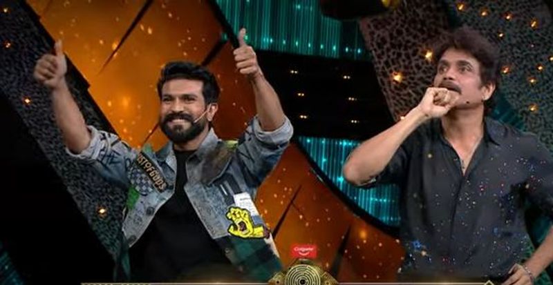 ram charan surprise to biggboss5 punches on hamida shanmukh and nag warning to housemates