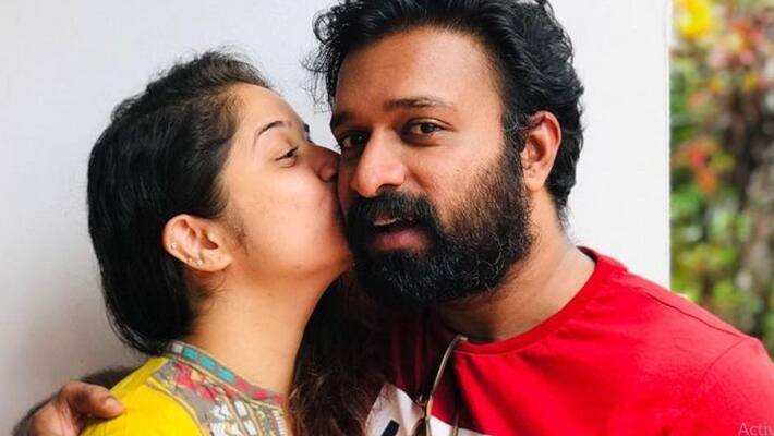 Actress and wife Shafna wishes serial santhwanam star Sajin a happy birthday Actress and wife Shafna wishes serial santhwanam star Sajin a happy birthday
