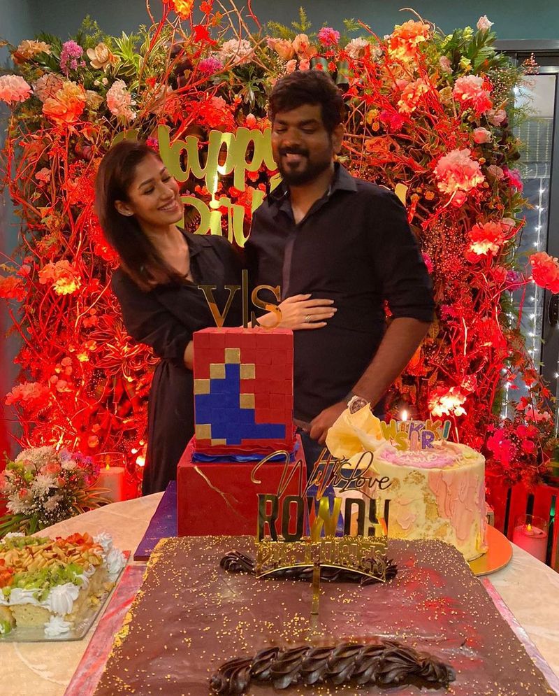 nayanathara surprise to lover vignesh shivan on his birthday special