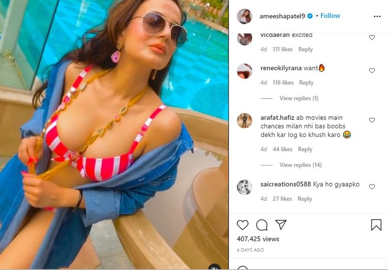 fans asking question on ameesha patel viral post bjc