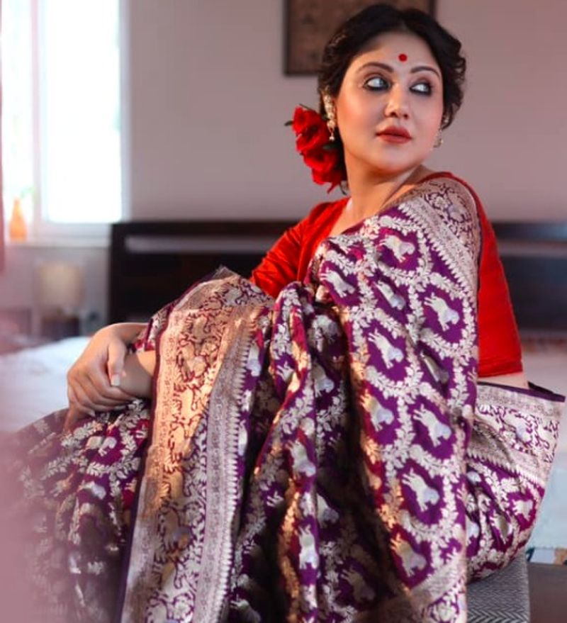 swastika mukherjee new look on saree break attention of internet bjc