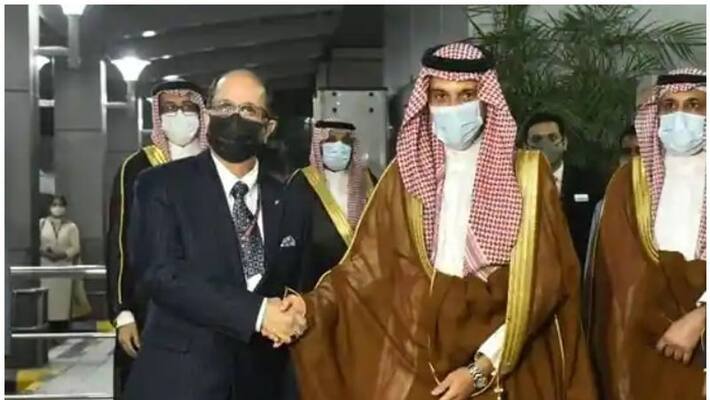 Saudi foreign minister arrived in India Saudi foreign minister arrived in India