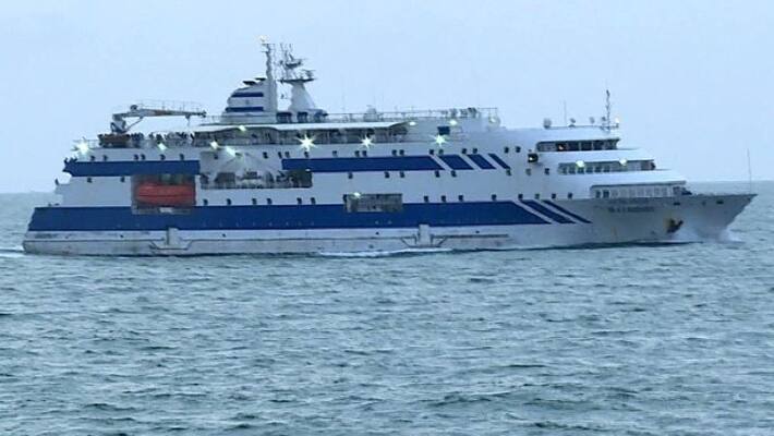 Nefertity ship waiting for tourists for voyage of celebrations in Kochi Nefertity ship waiting for tourists for voyage of celebrations in Kochi
