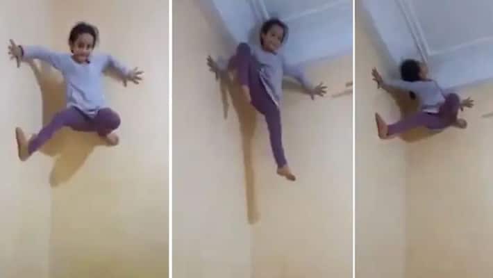 Video of a girl named Spider Man daughter goes viral on social media Video of a girl named Spider Man daughter goes viral on social media