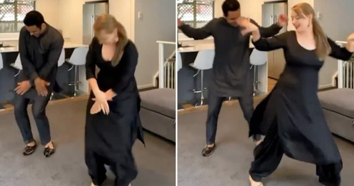 Couple dances to Diljit Dosanjh’s famous Black and White song; wins hearts