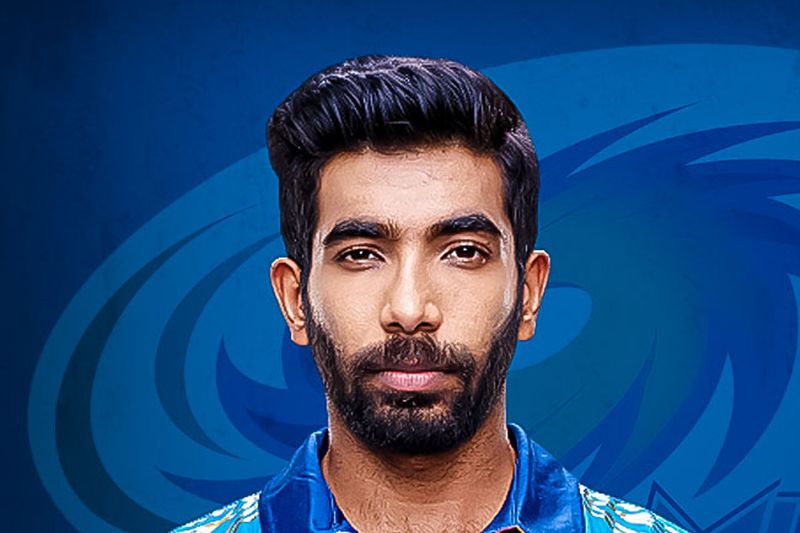 mumbai indians hands jasprit bumrah special jersey of his 100th ipl games