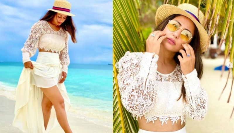 hina khan shares her pictures from maldives