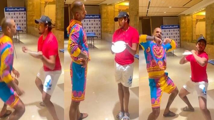 ipl 2021 shikhar dhawan and prithvi shaw shared funny video ipl 2021 shikhar dhawan and prithvi shaw shared funny video