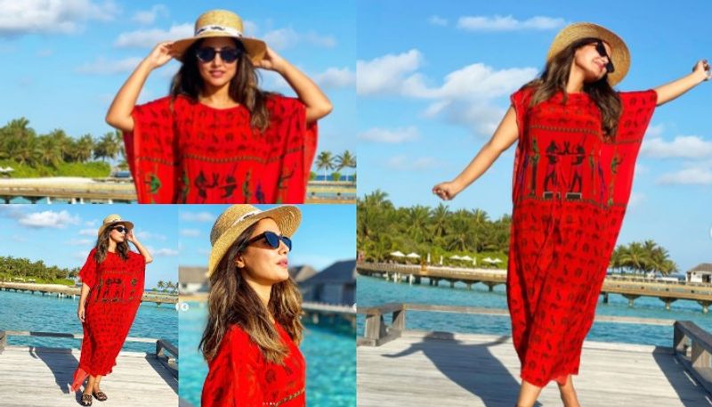 hina khan shares her pictures from maldives