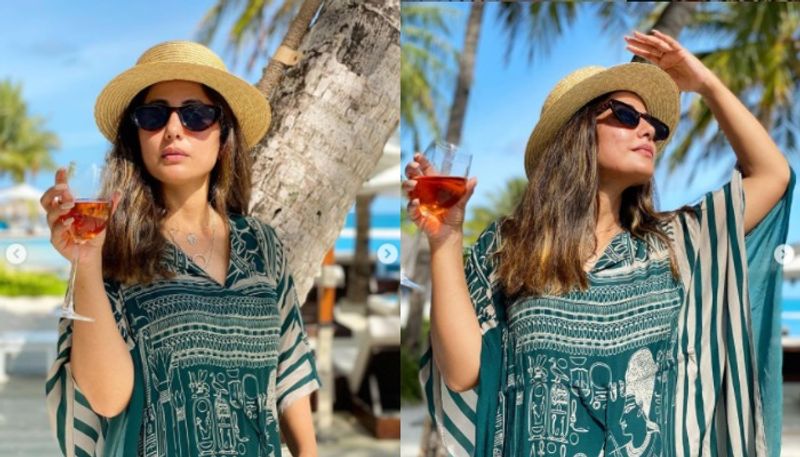 hina khan shares her pictures from maldives