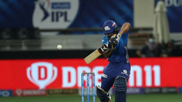 IPL 2021 CSK vs MI Mumbai Indians lose openers while chasing 157 runs target IPL 2021 CSK vs MI Mumbai Indians lose openers while chasing 157 runs target