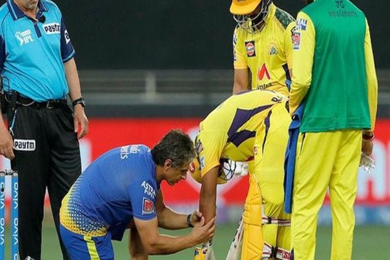 MI VS CSK ruturaj gaikwad first player with 50 scores in four consecutive innings on uae