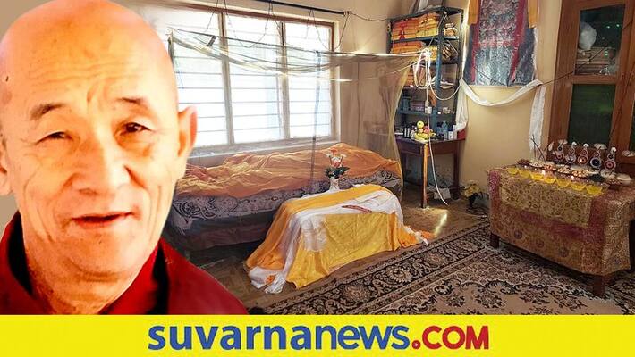 Perform Pooja to Tibetan Monk 10 days After He Dead at Mundgod in Uttara Kannada grg Perform Pooja to Tibetan Monk 10 days After He Dead at Mundgod in Uttara Kannada grg