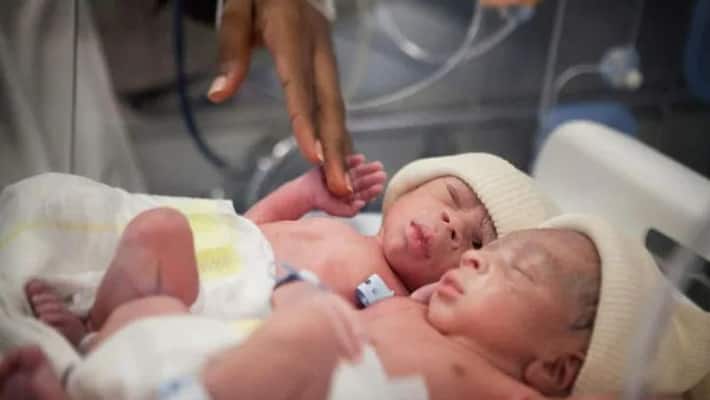 Shocking News a couple gives birth to twins in visakhapatnam Shocking News a couple gives birth to twins in visakhapatnam