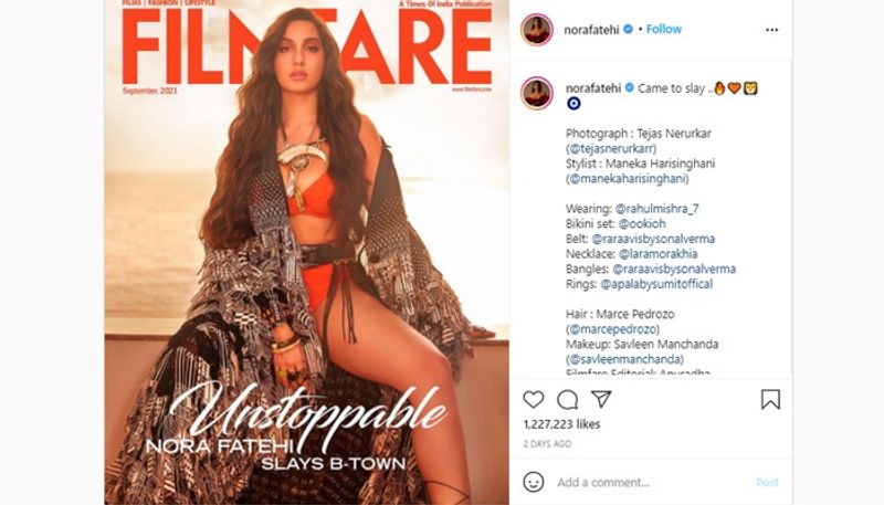 Nora Fatehi's bathtub pictures in sexy Dior bikini sets internet on fire RCB