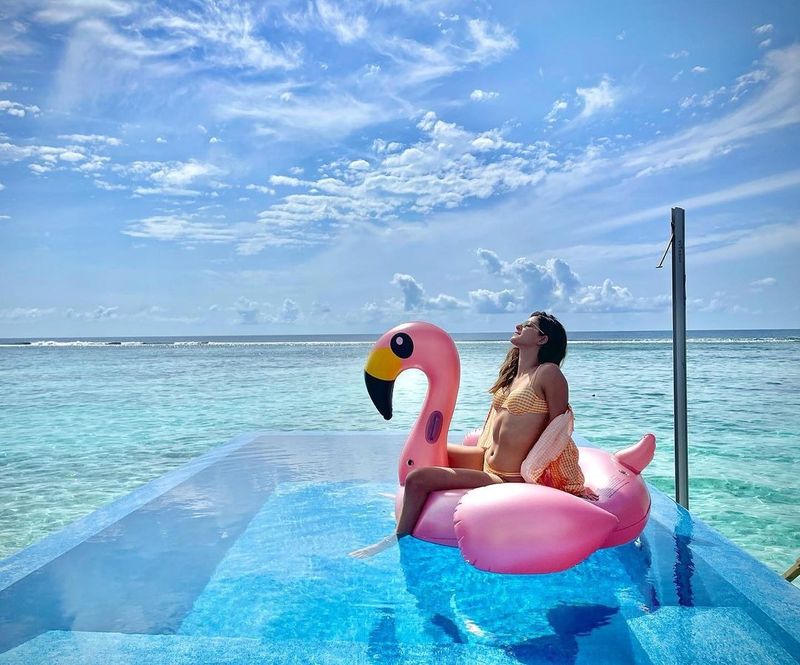 Ananya Panday turns Mermaid but in a bikini watch her latest video