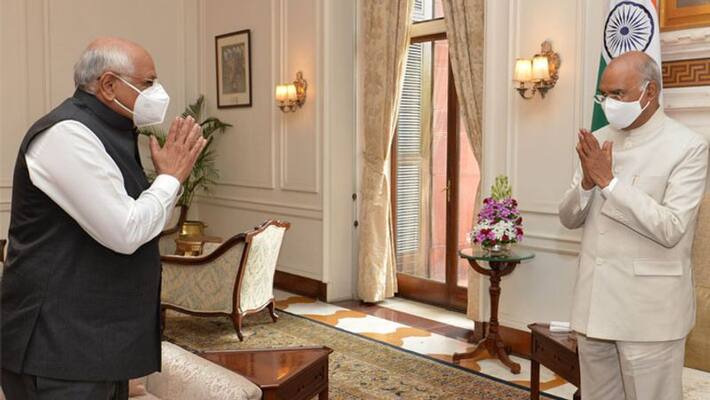 Gujarat new CM Bhupendra Patel arrives in Delhi on a one day visit Gujarat new CM Bhupendra Patel arrives in Delhi on a one day visit