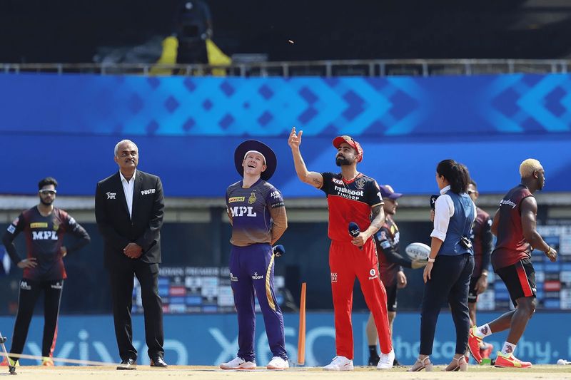 IPL 2021 RCBvsKKR: 200th ipl match for Virat kohli wins toss and elected to bat first