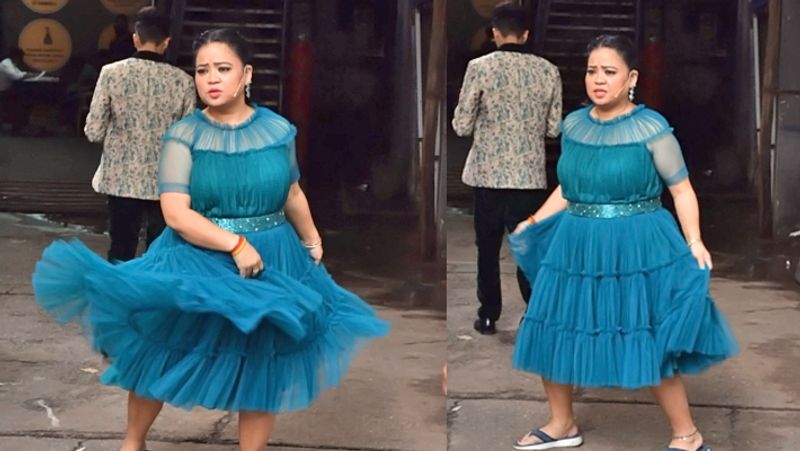 Celebs Spotted, Bharti Singh reaction after husband Haarsh Limbachiyaa avoided her