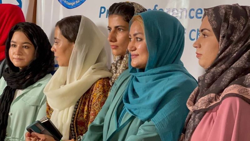 Women protests against Taliban in kabul