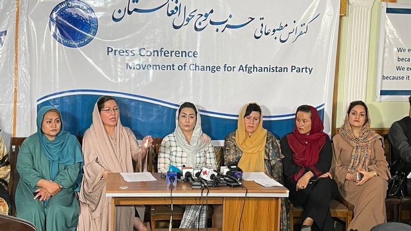 Women protests against Taliban in kabul