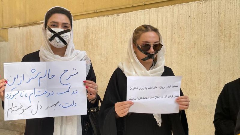 Women protests against Taliban in kabul