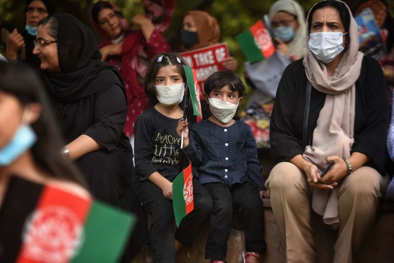 Women protests against Taliban in kabul