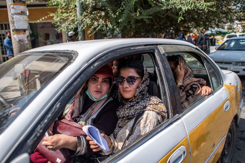 Women protests against Taliban in kabul