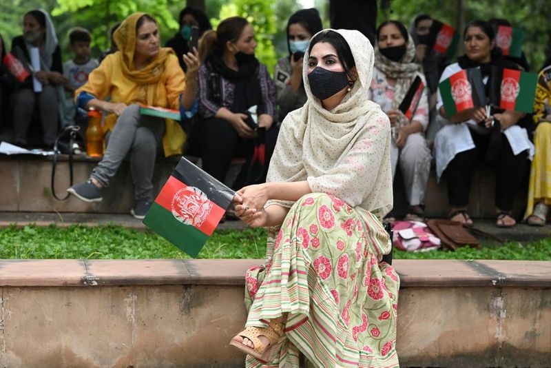 Women protests against Taliban in kabul