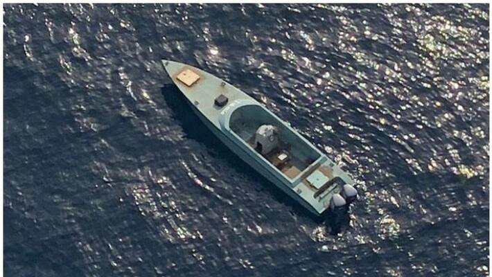 Arab coalition destroys two Houthi booby trapped boats Arab coalition destroys two Houthi booby trapped boats