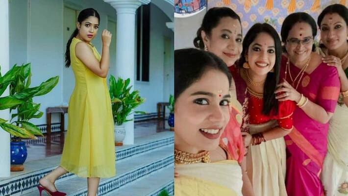 serial fame amrutha nair shared her latest photoshoot images serial fame amrutha nair shared her latest photoshoot images