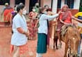 Madhya Pradesh good news 71 year old woman reached vaccination center riding on horse to get vaccine