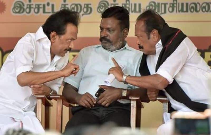 Even if the government changes,  sceen did not change .. The case is against the alliance parties .. The Velmurugan who has accused dmk government.
