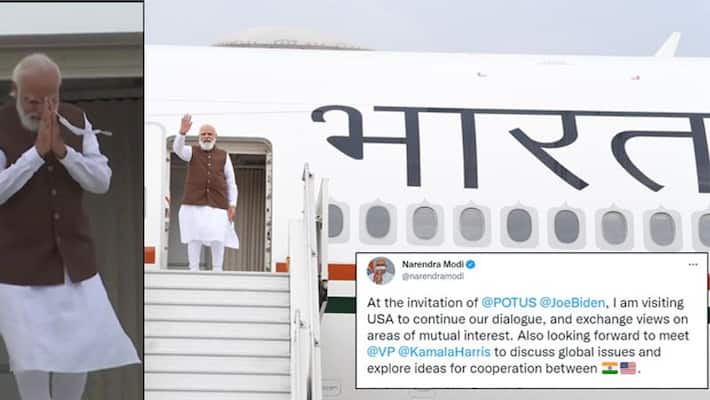 PM Modi on 3 day visit to US to participate in Quad Leaders Summit, address UNGA PM Modi on 3 day visit to US to participate in Quad Leaders Summit, address UNGA