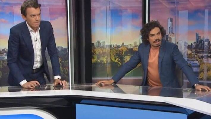 Australian tv hosts stunned by earthquake Australian tv hosts stunned by earthquake