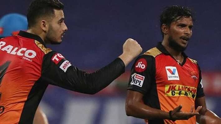 Sunrisers Hyderabad Natarajan tests positive Sunrisers Hyderabad Natarajan tests positive