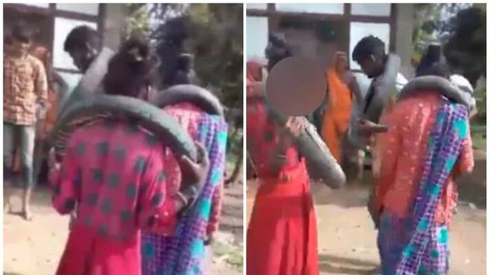Couple thrashed, forced to dance with tyres around their necks for eloping in MP's Dhar, 3 held Couple thrashed, forced to dance with tyres around their necks for eloping in MP's Dhar, 3 held